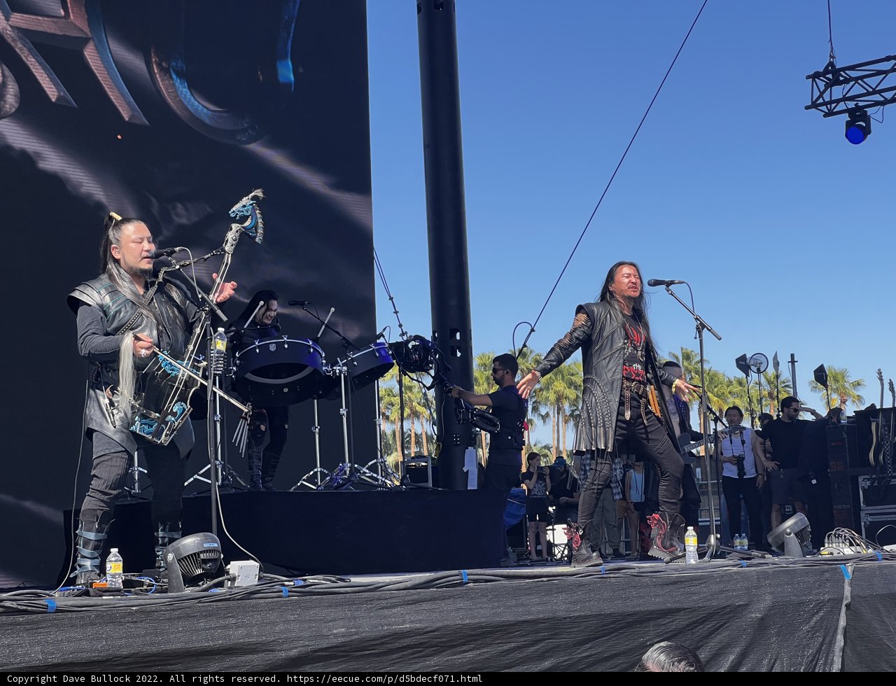 Two Guitarists Rocking the Stage at 2022 Concert