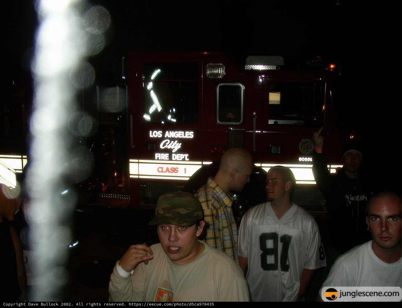 Firefighters Gear Up for the Night Shift