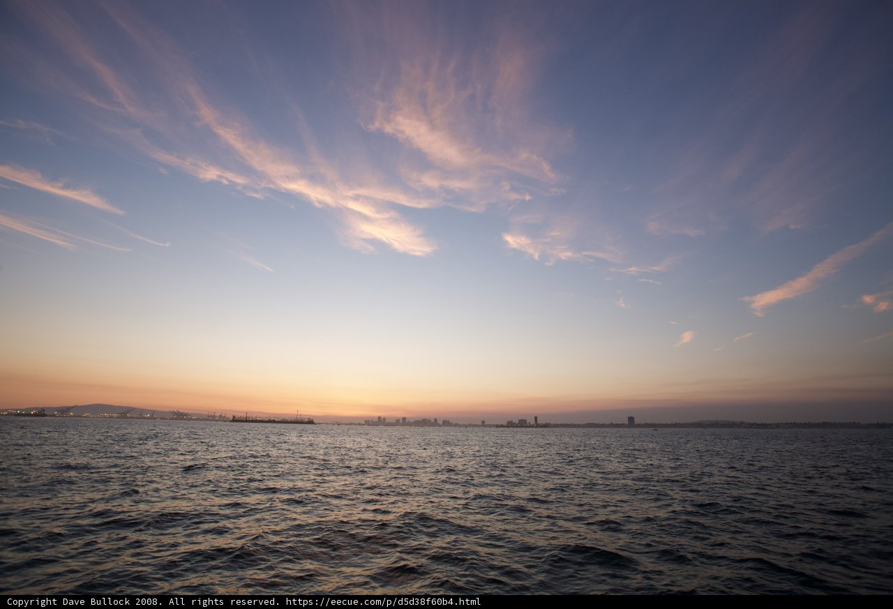Spectacular July Sunset at Sea