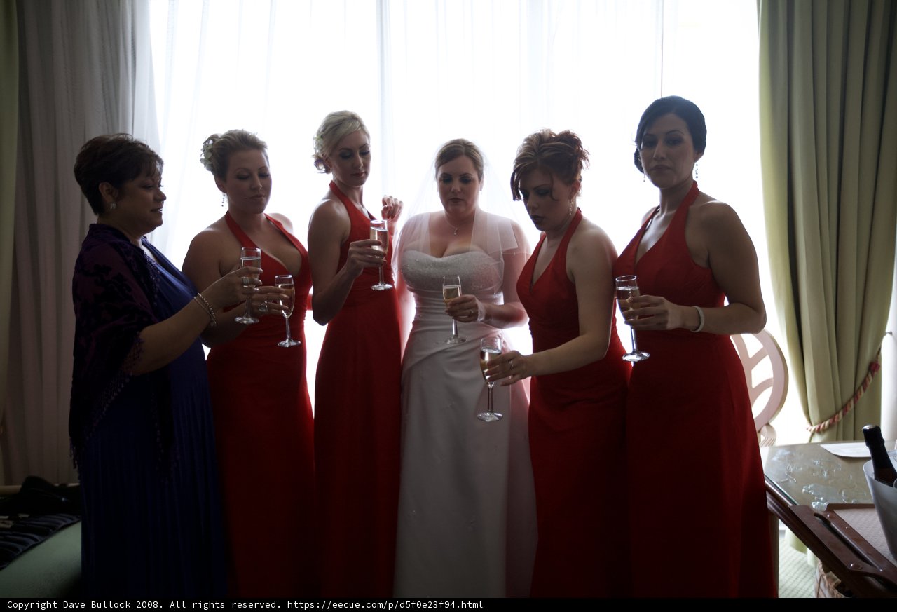 Red Dressed Ladies Cheers