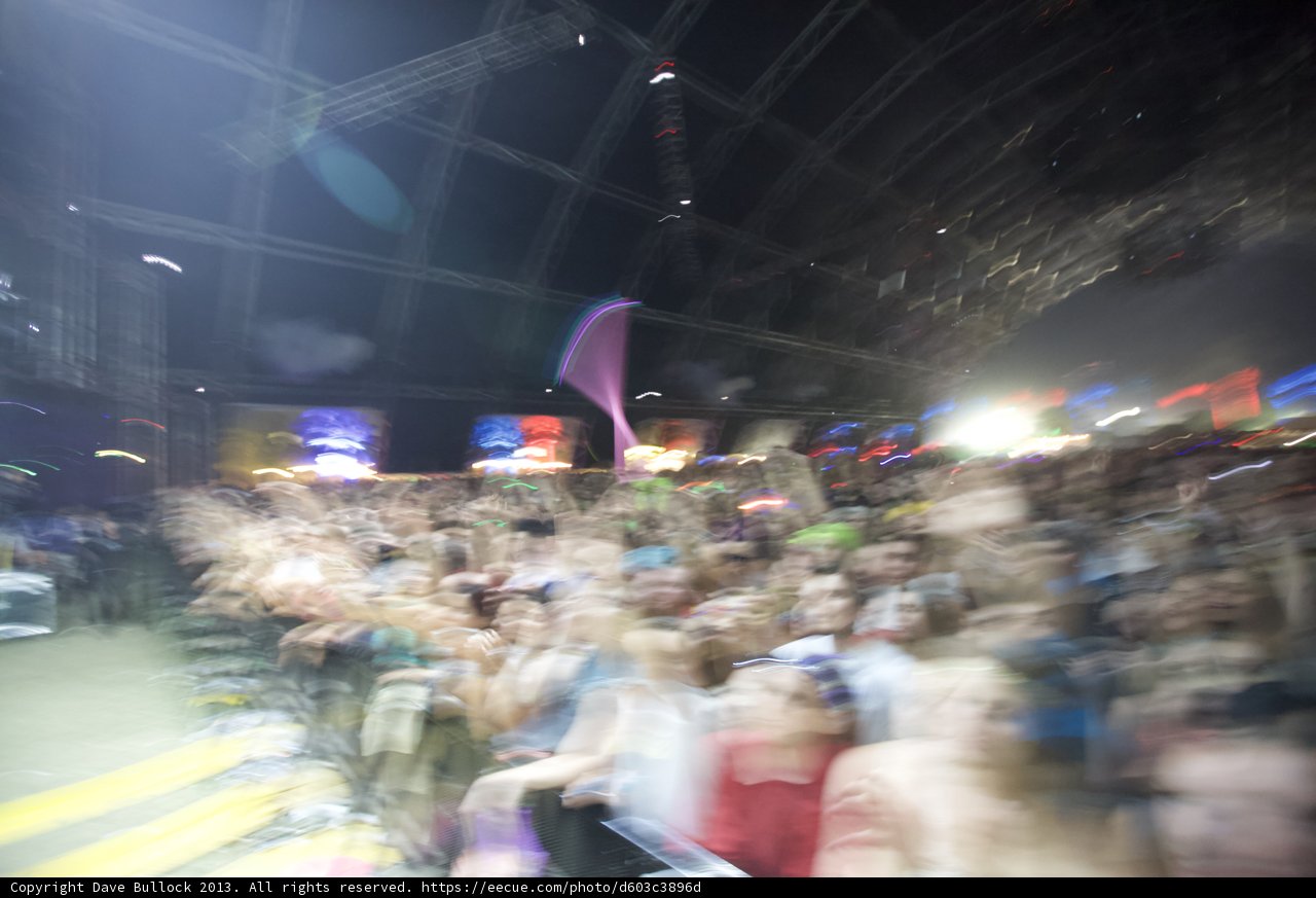 Blurred Night Lights at Coachella