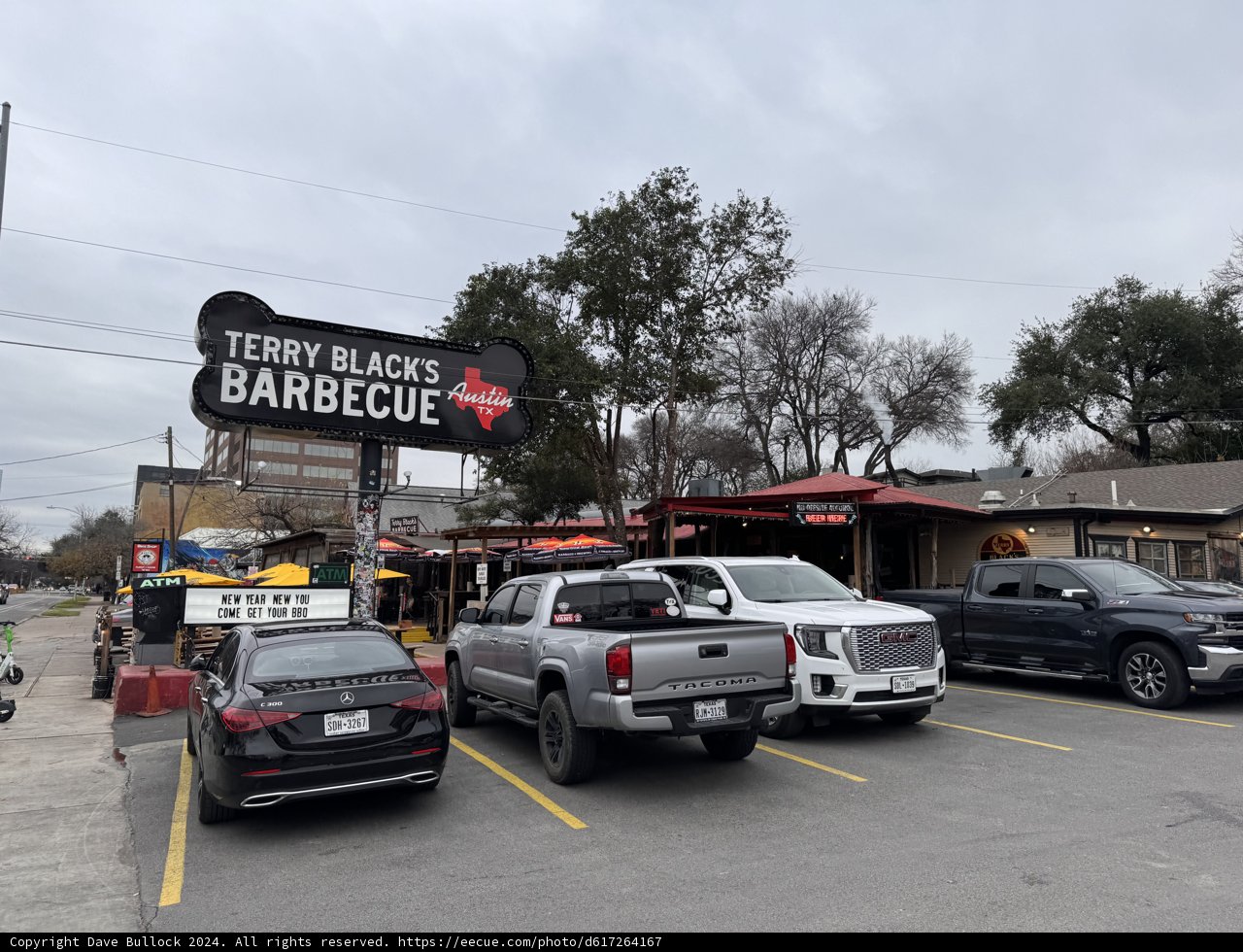 Bustling Roadside Diner in Austin