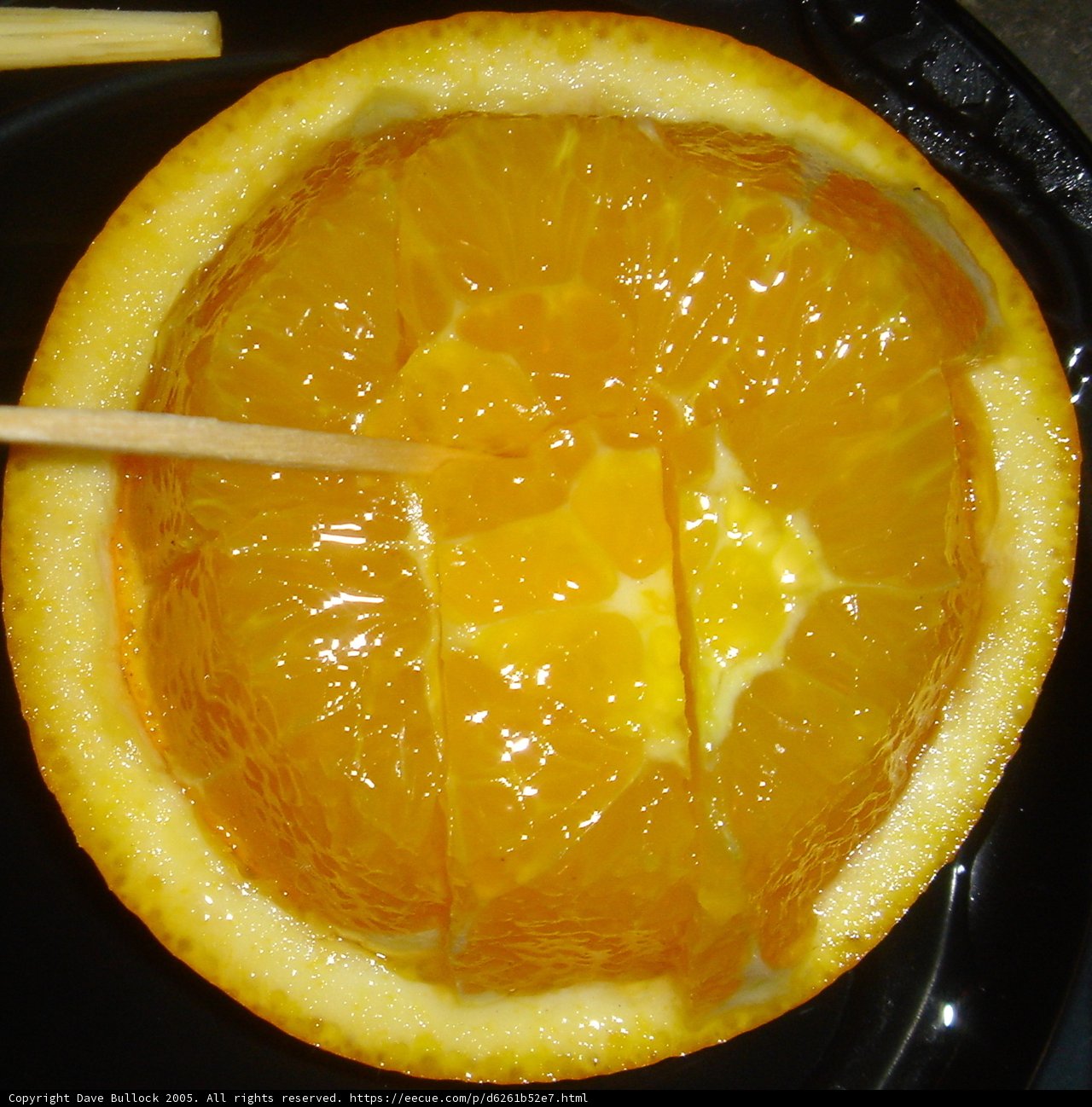 Orange on a Stick