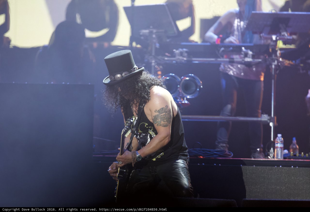 Slash Shreds at Coachella Rock Concert