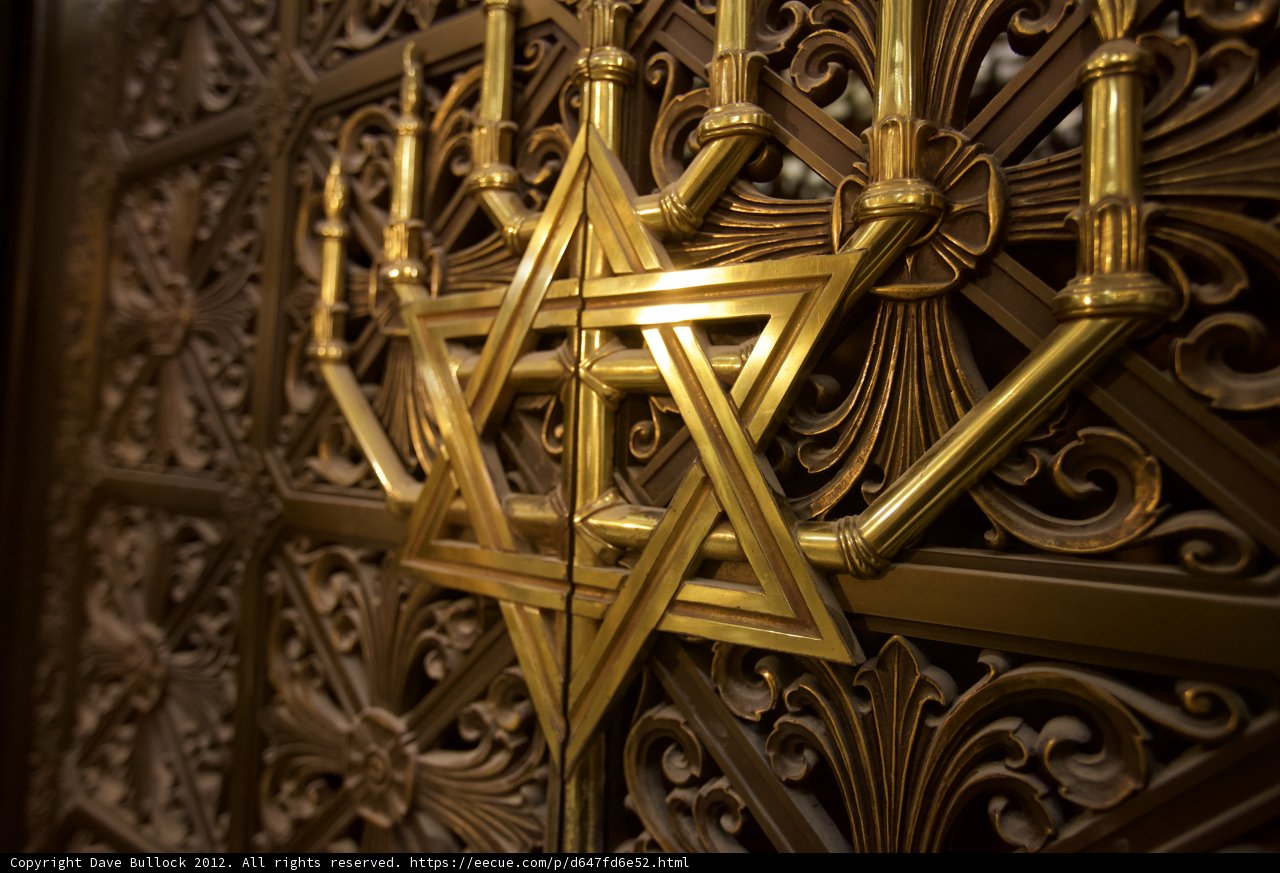 Golden Door with Jewish Star