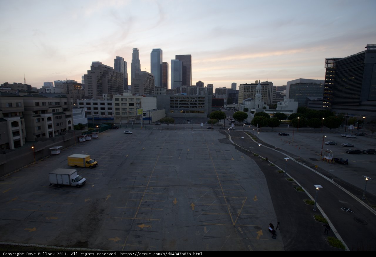 Urban Parking Lot Nightscapes
