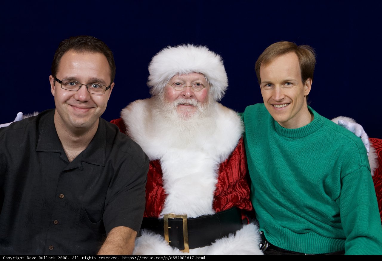 Jolly Trio Strikes a Pose