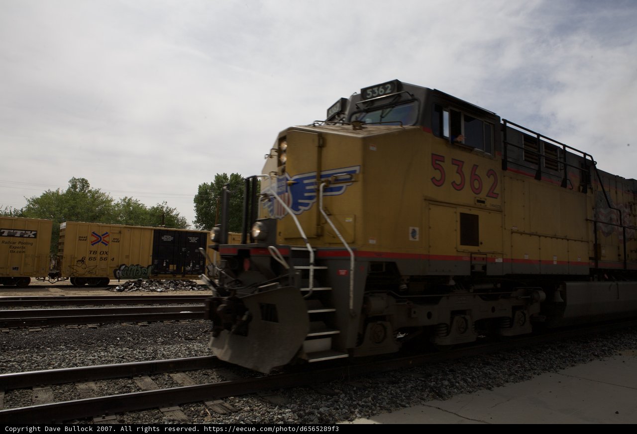 A Majestic Locomotive on the Rails