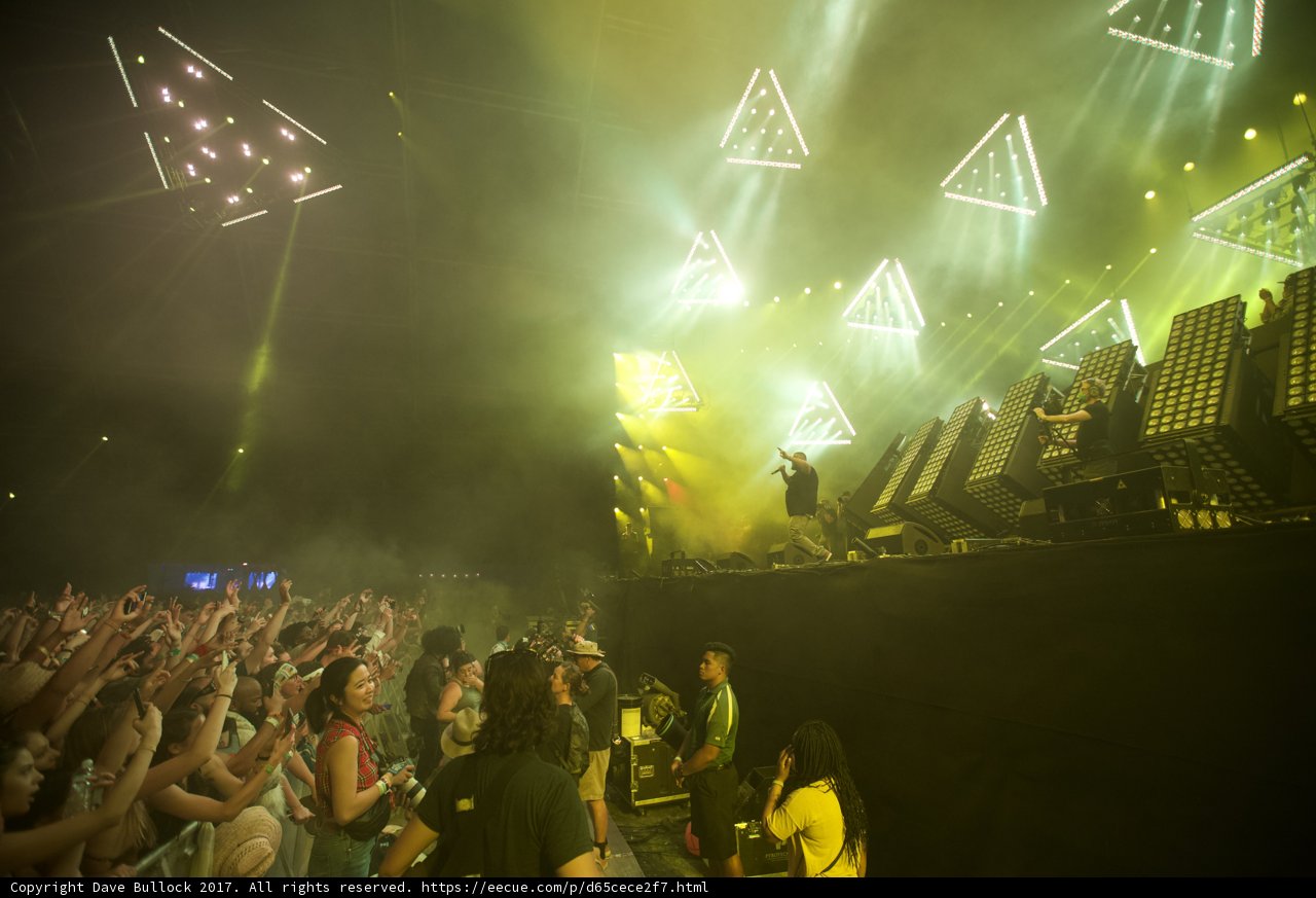 Pyrotechnic Energy at Coachella 2017
