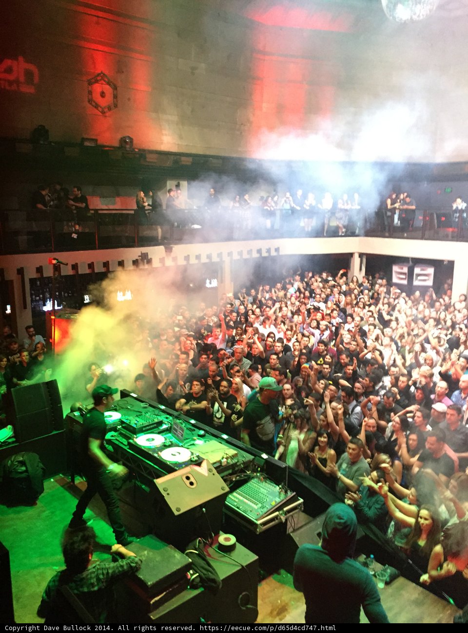 High Energy Crowd at Los Angeles Nightclub