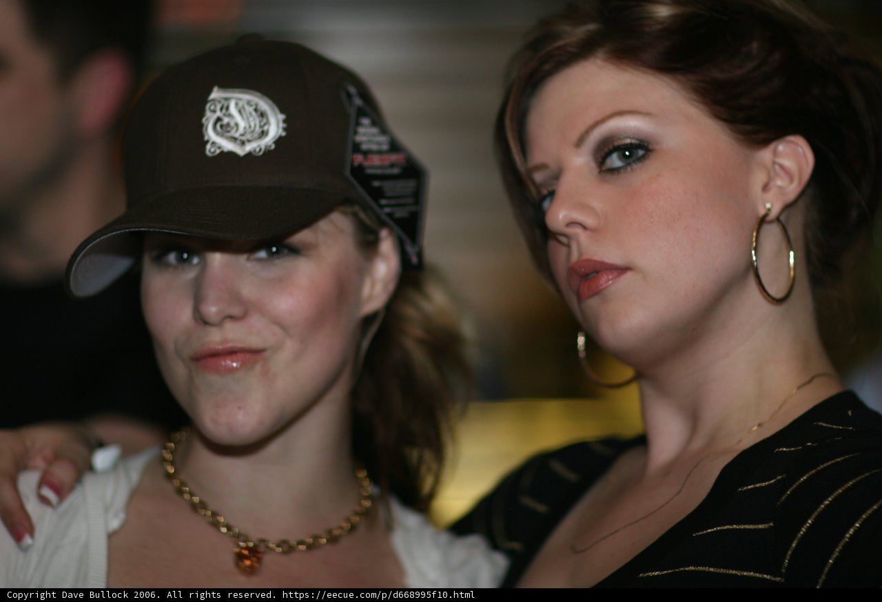 Two Women Strike a Pose