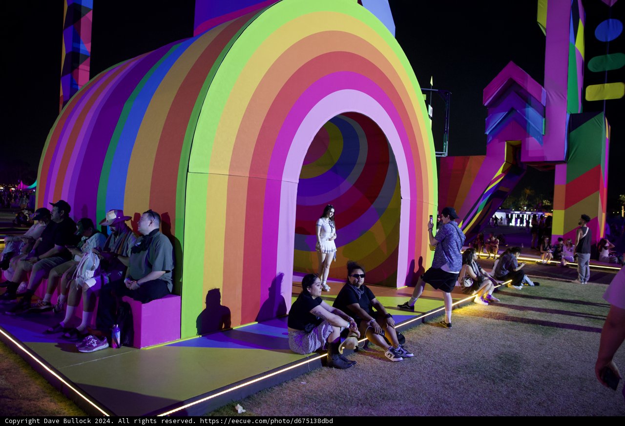 Colorful Evenings at Coachella 2024