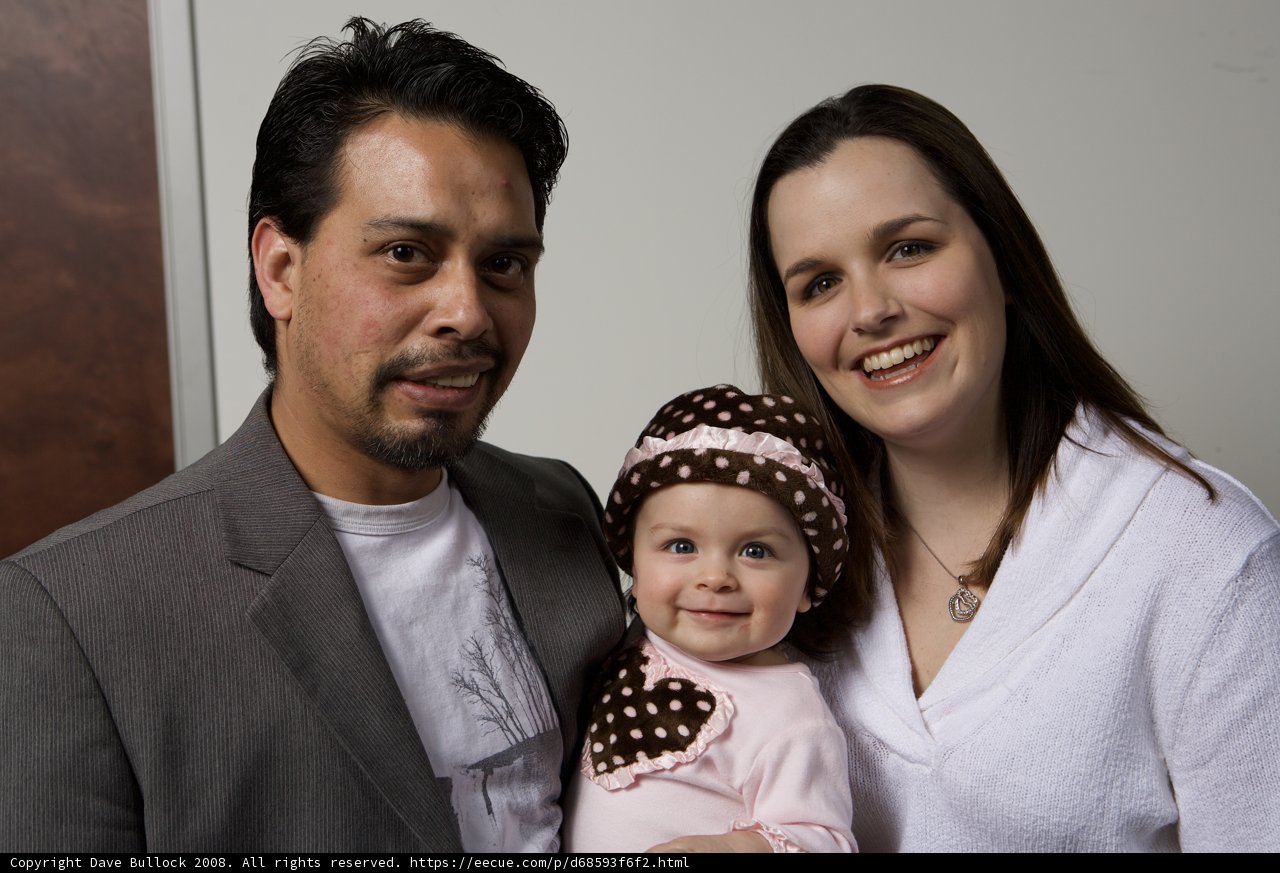 Family Portrait with Newborn Baby