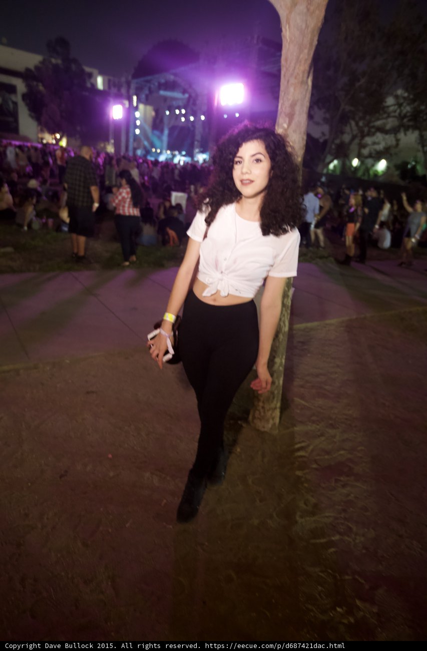 Woman in Festival Ambiance