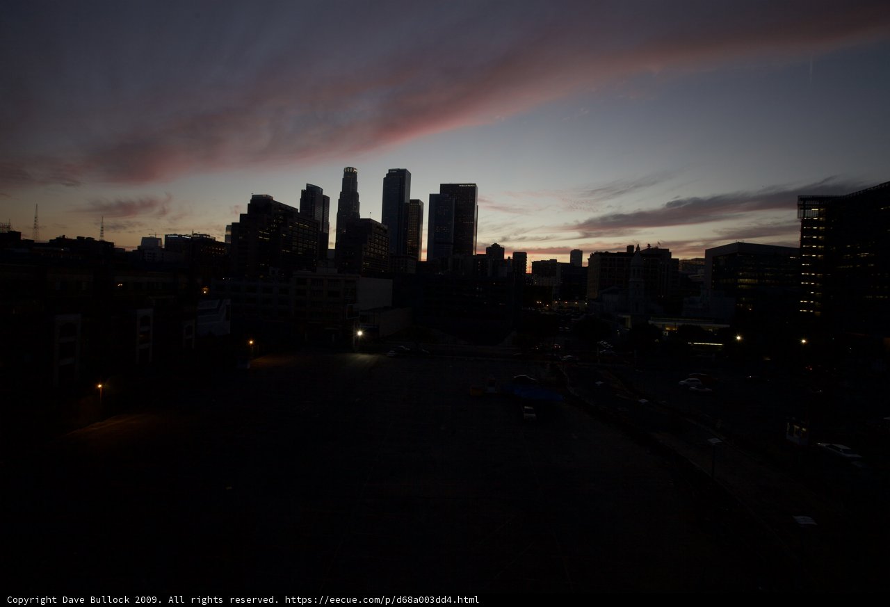 Sunset over the Metropolis