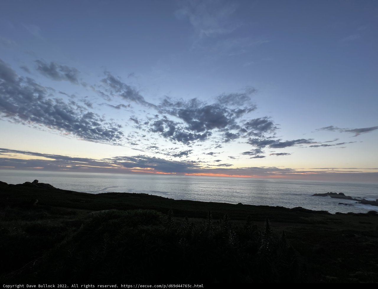 A Majestic Sunset over the Pacific Ocean