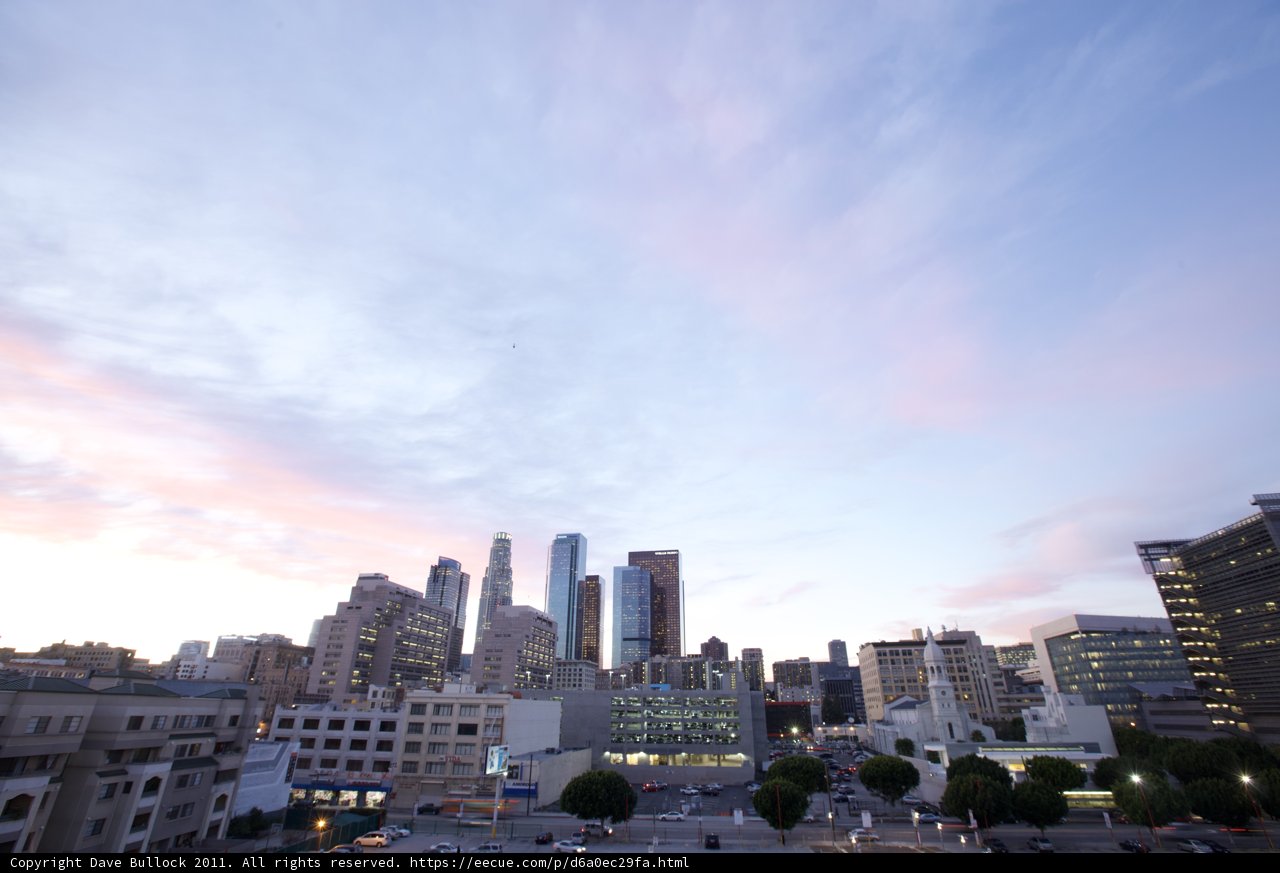 Majestic Cityscape at Sunset