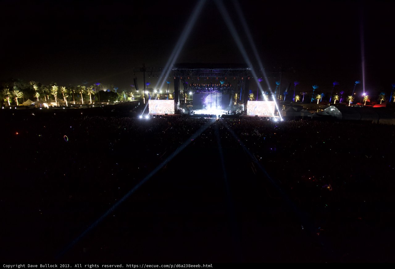 Lights, Crowd, and Music at Coachella