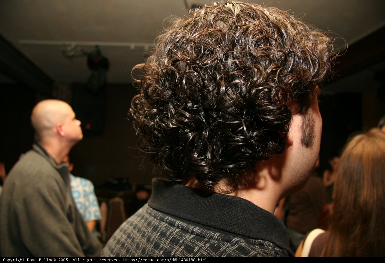 Curly Haired Gentleman at the Pub