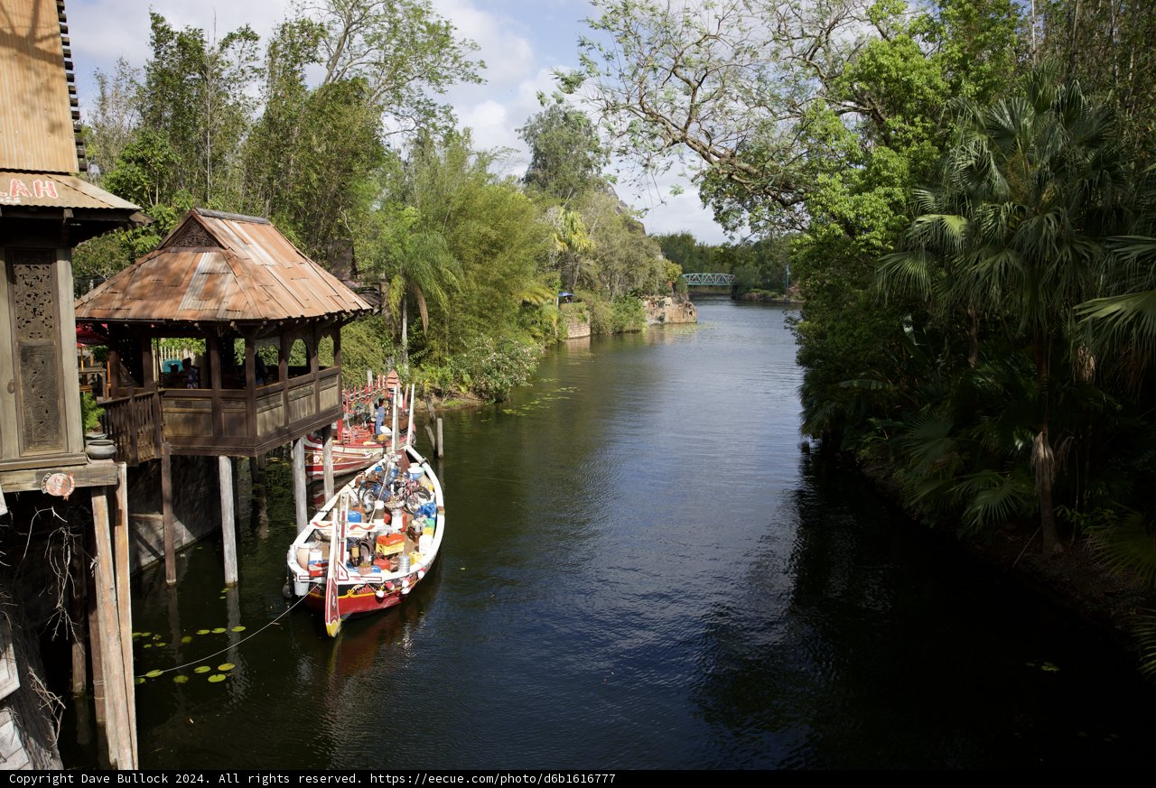 A Serene Stopover: Docked Boat at the Riverside