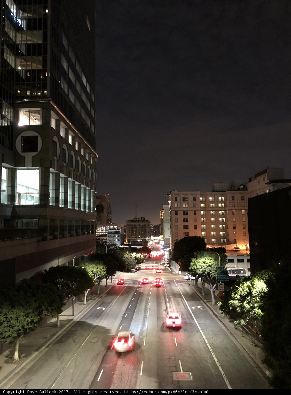 Night Traffic in the Metropolis