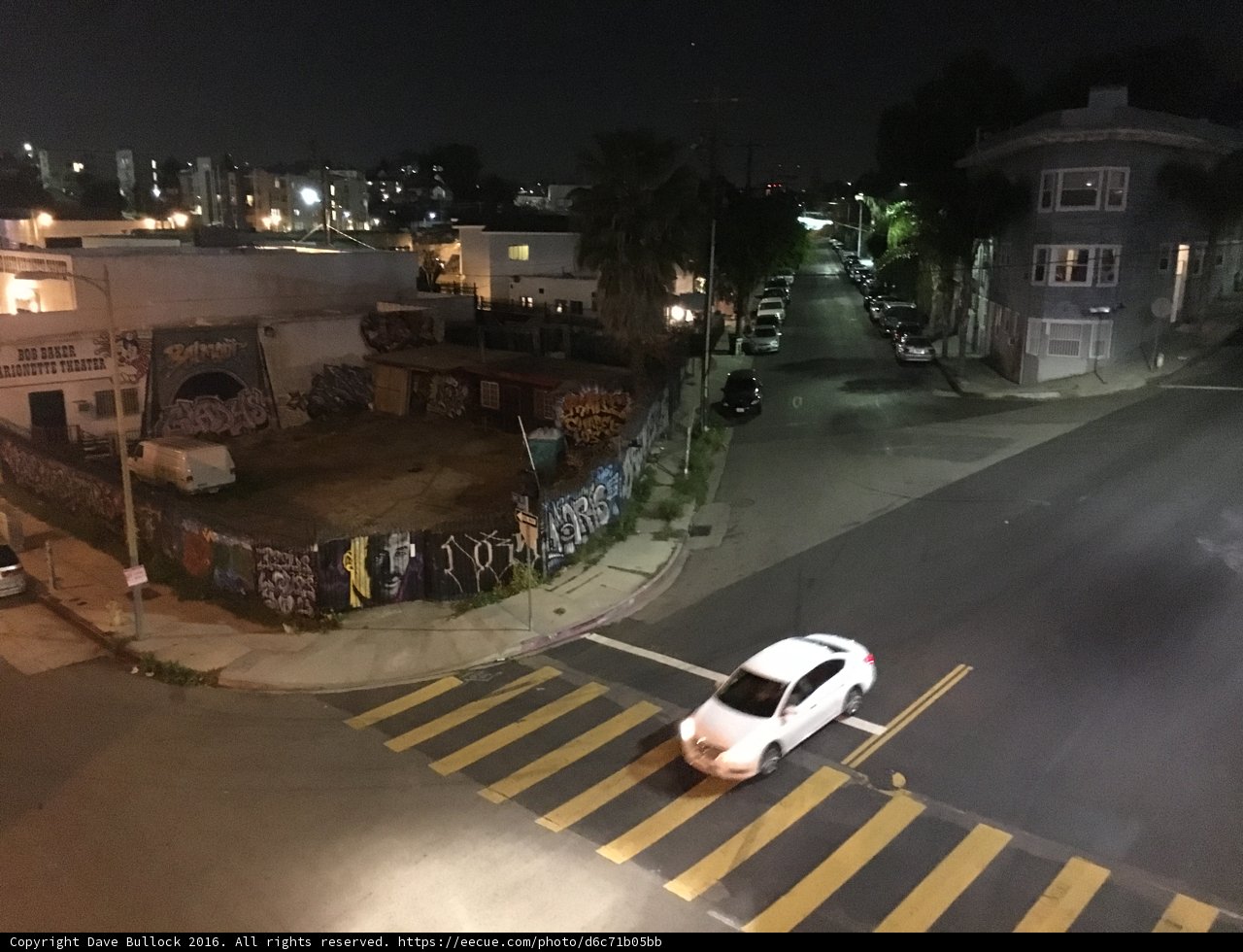 Night drive in Los Angeles