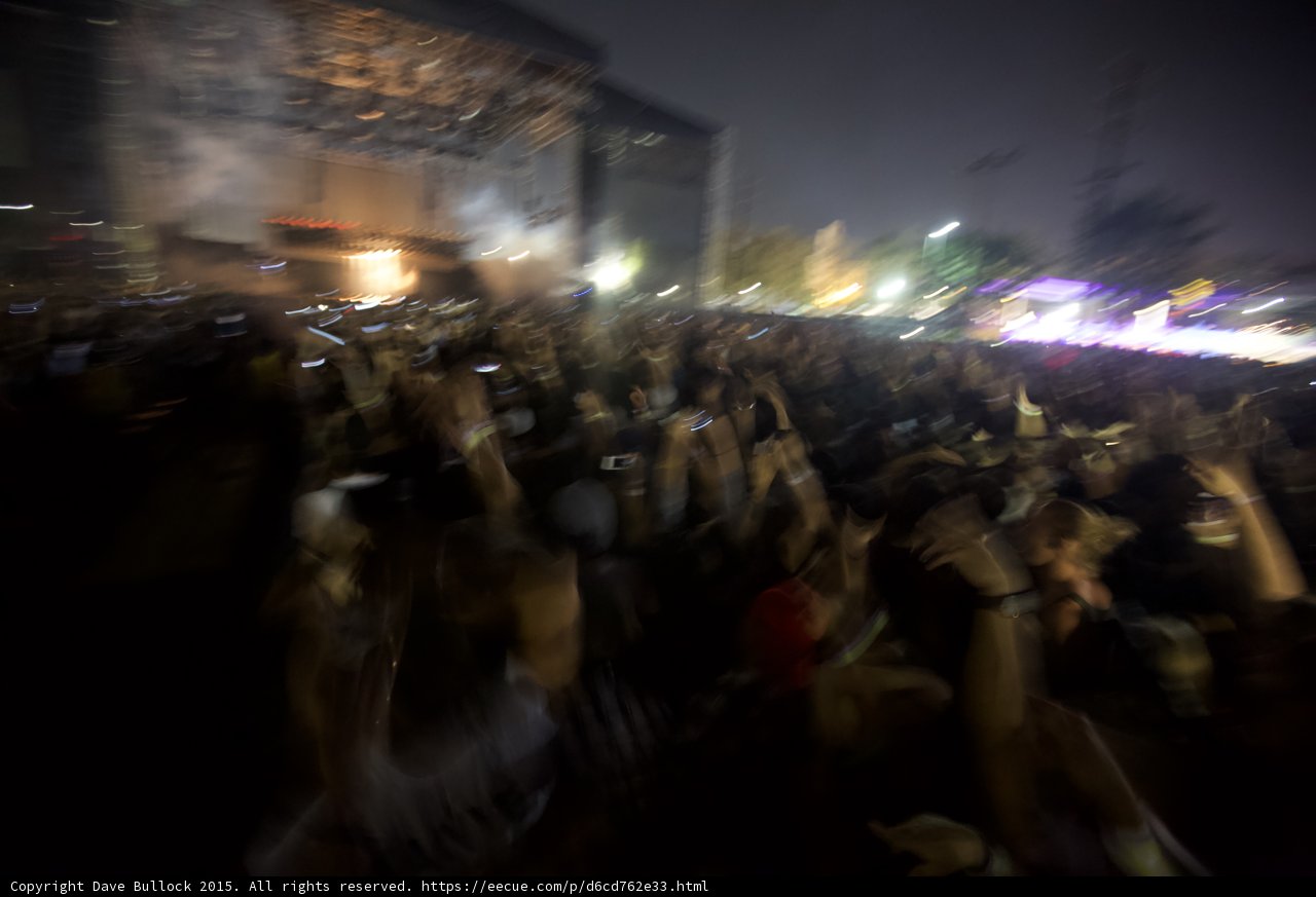 Blurred Crowd Movement