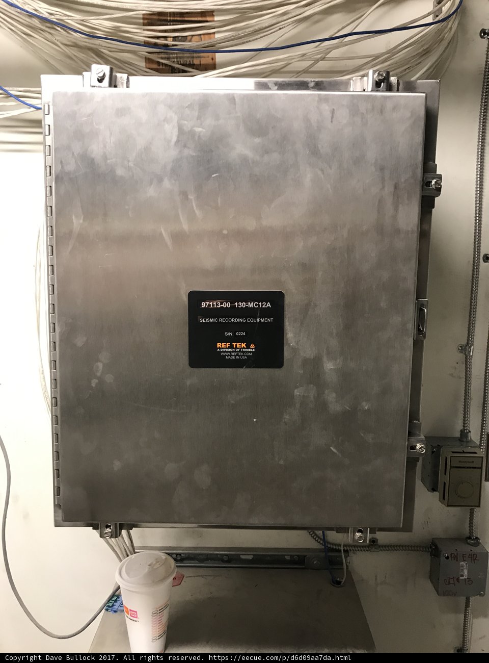 Sleek Stainless Steel Safe with Cup Top