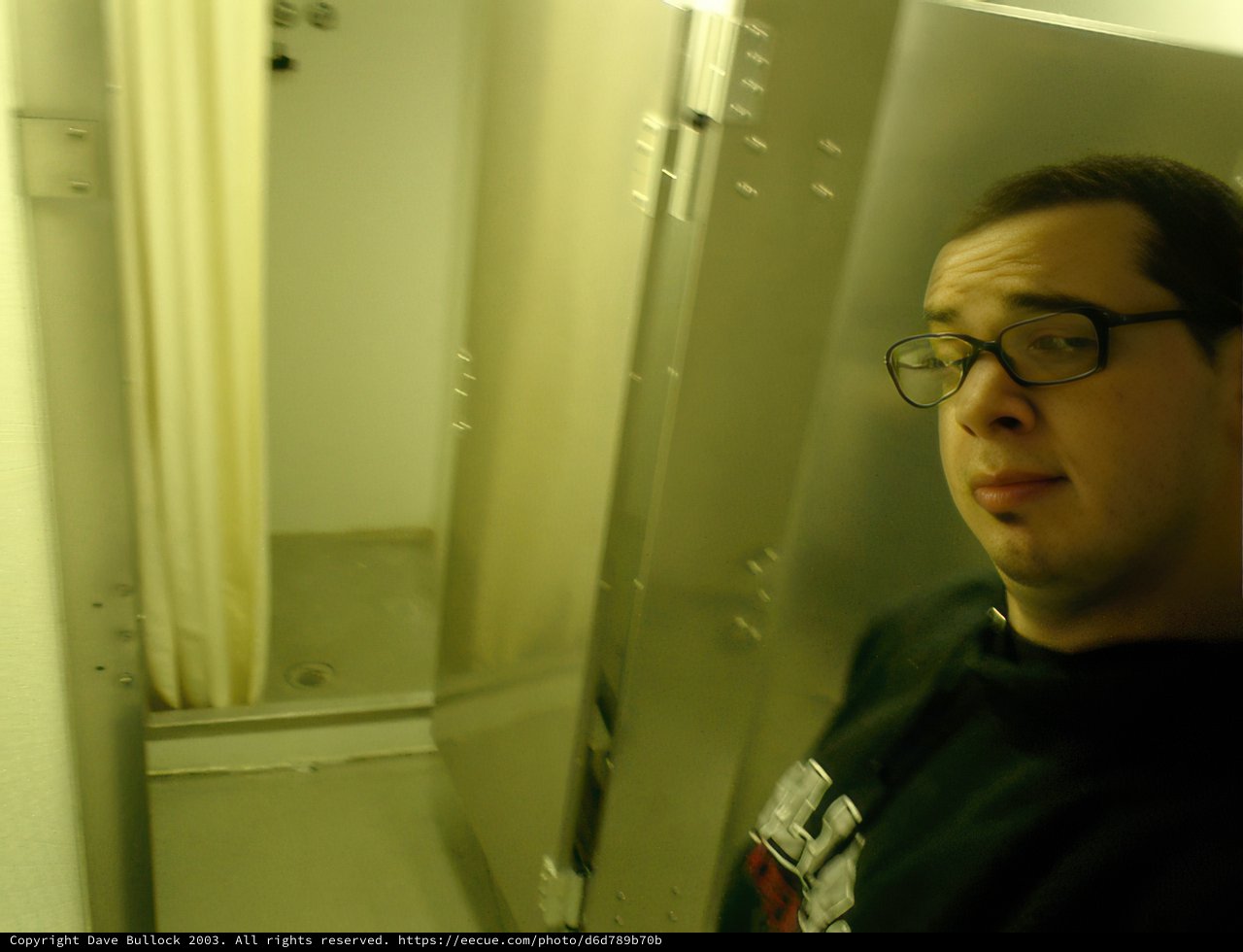 Dave B in the Bathroom