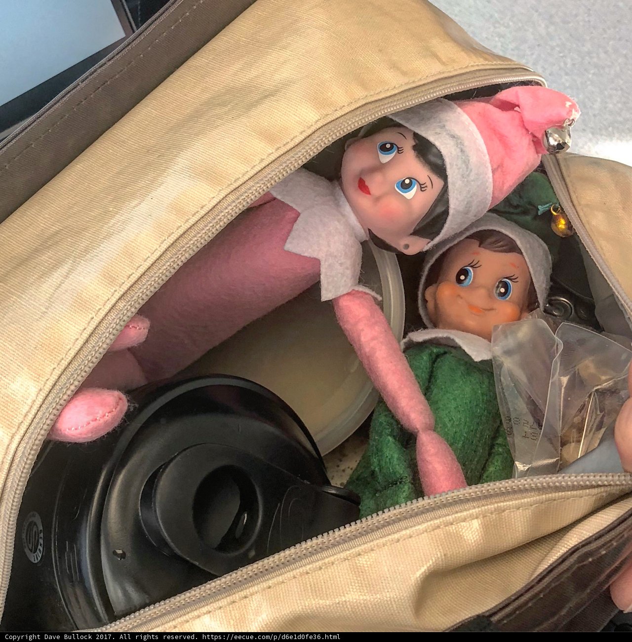 Mama E Surprises her Babies with a Peek at their Elf on the Shelf