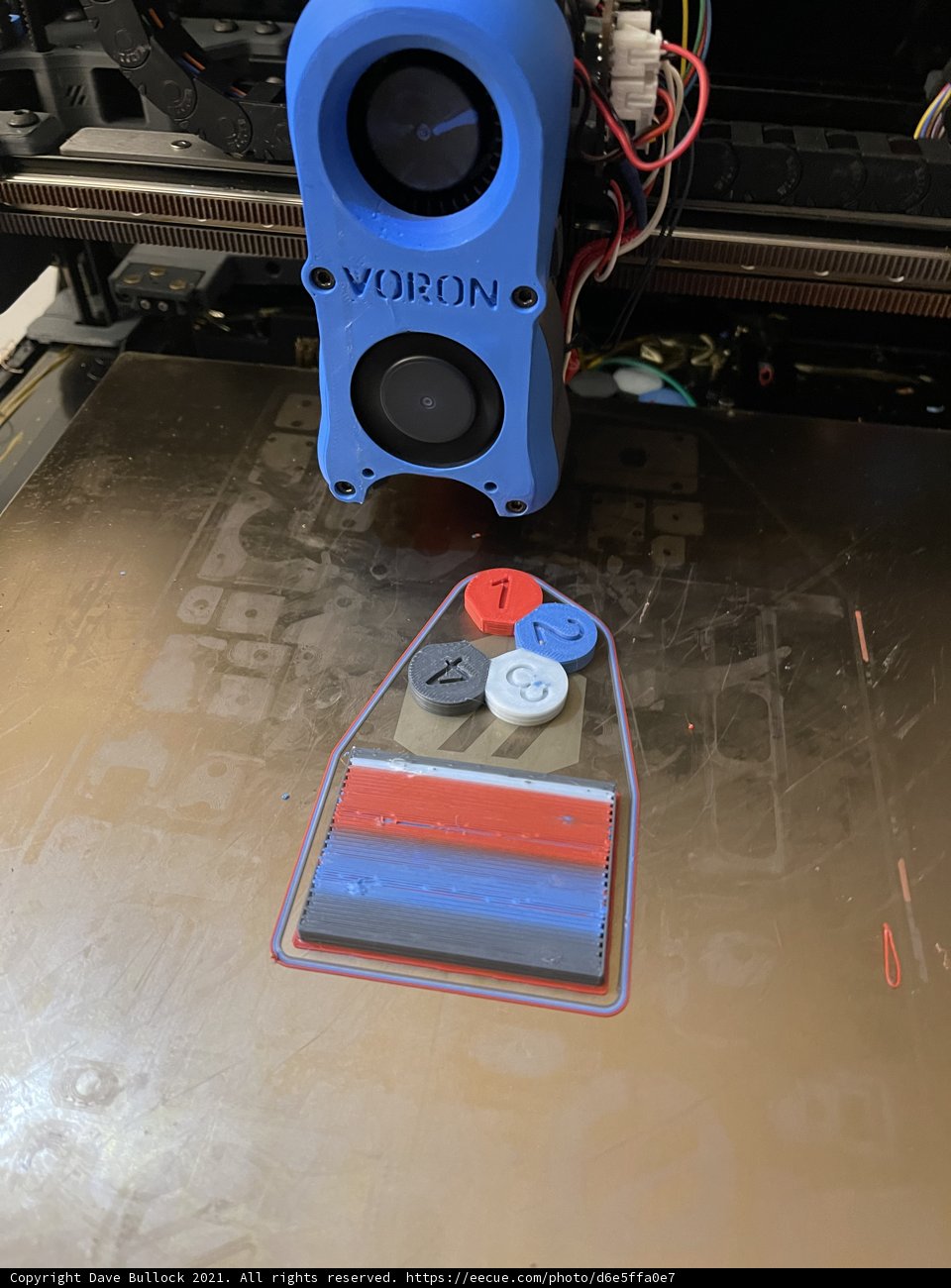 Blue Speaker with Sticker