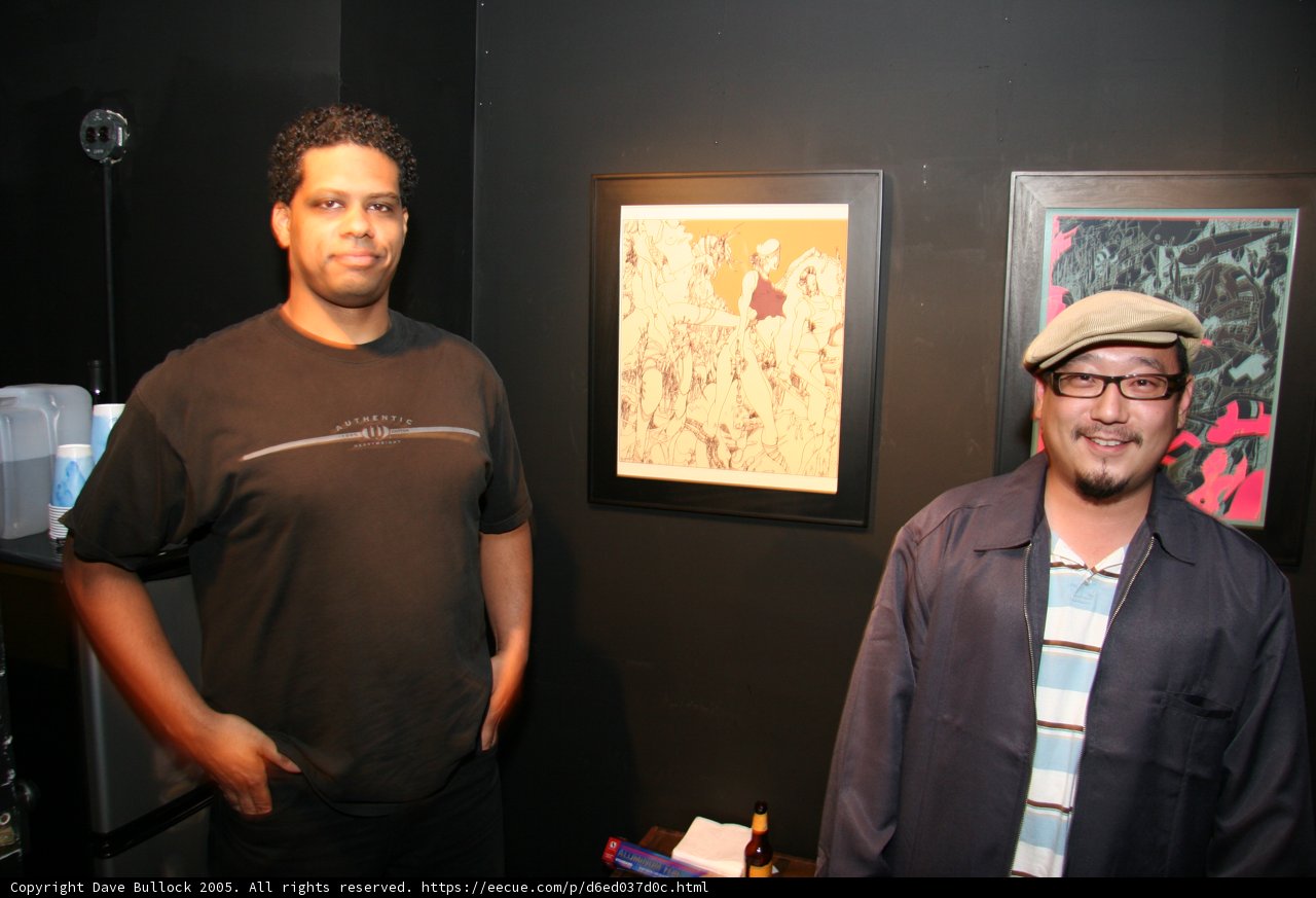 Pdogg and Friend Enjoy Art Gallery