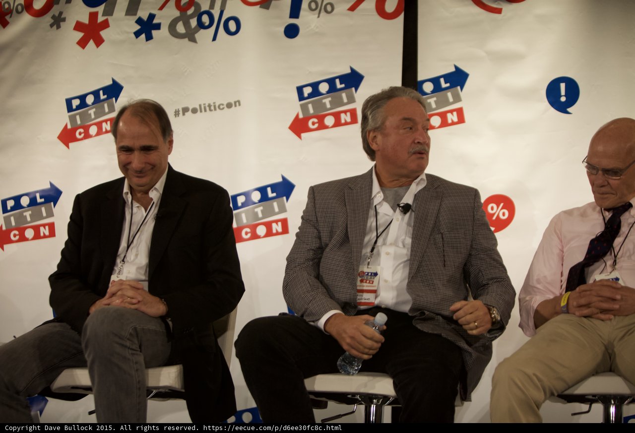 Politicon Panel Discussion with James Carville and David Axelrod