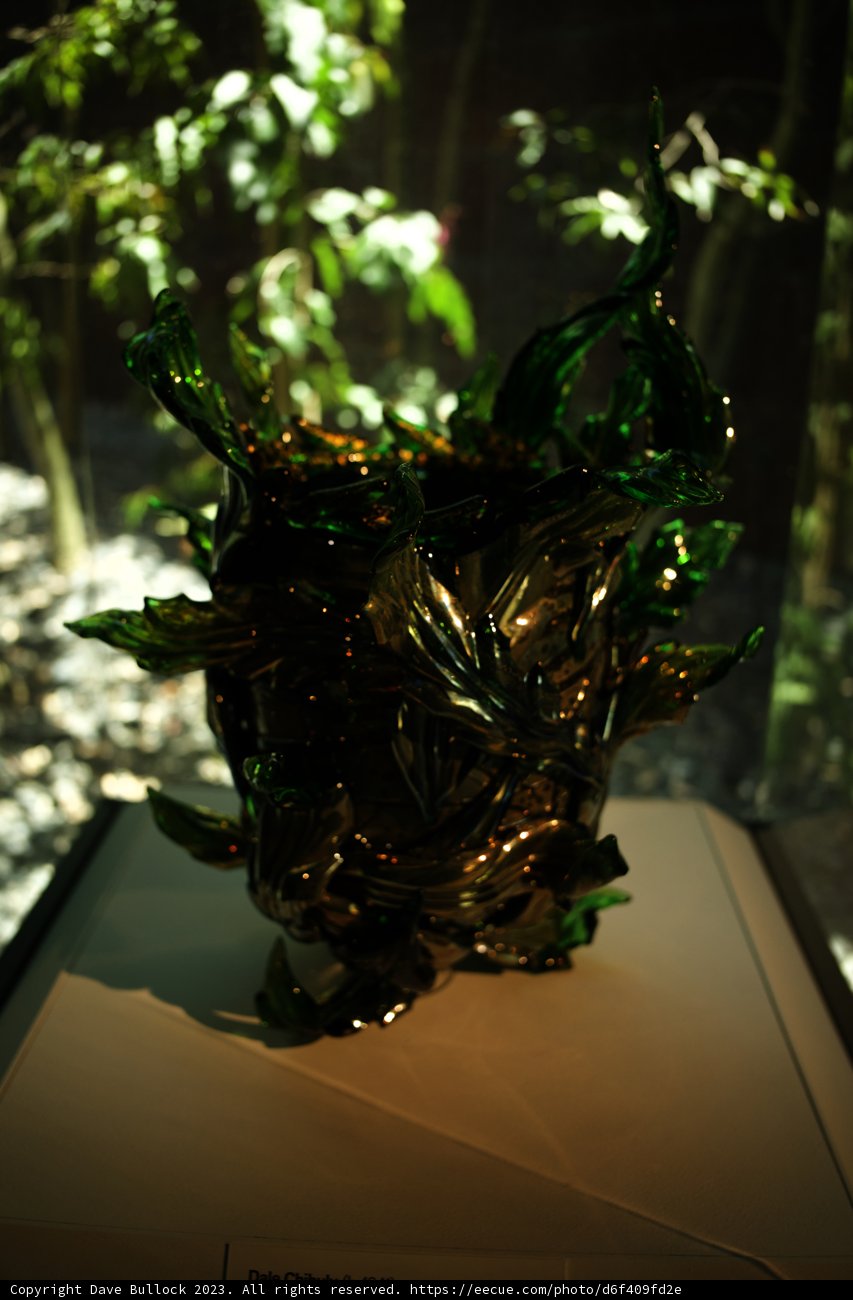 Enchanting Glass Vase: An Artistic Ensemble