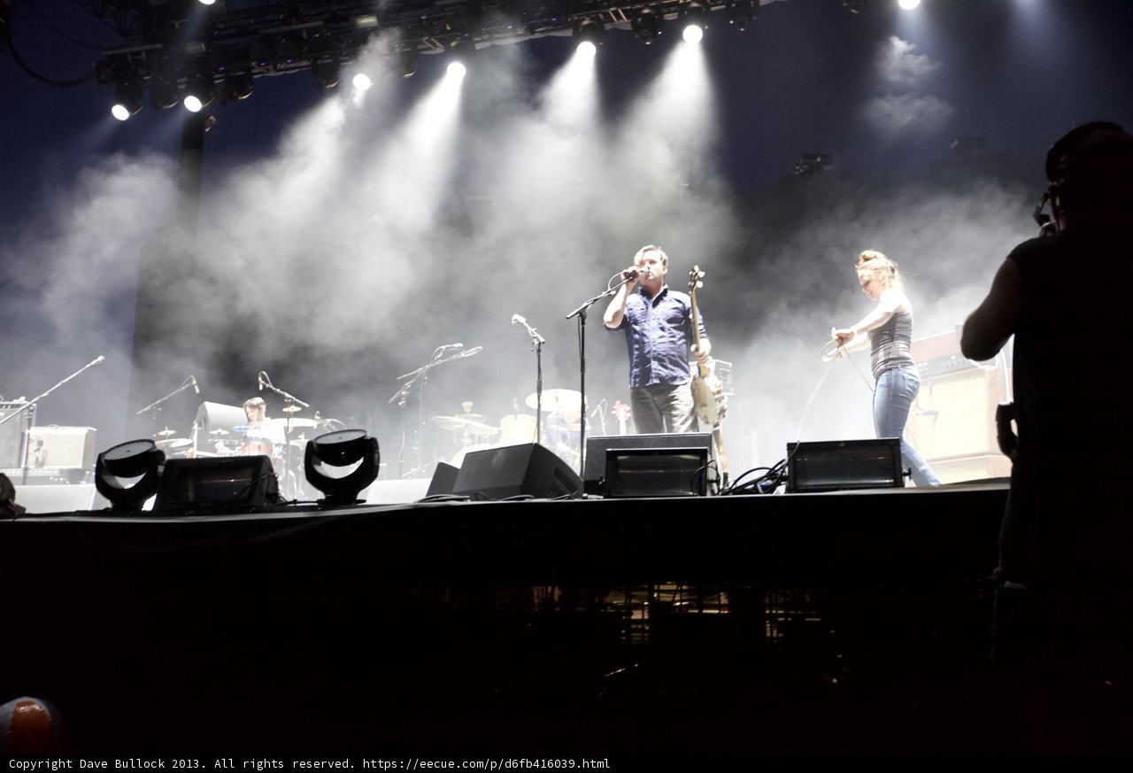 Smoke-filled stage at Coachella