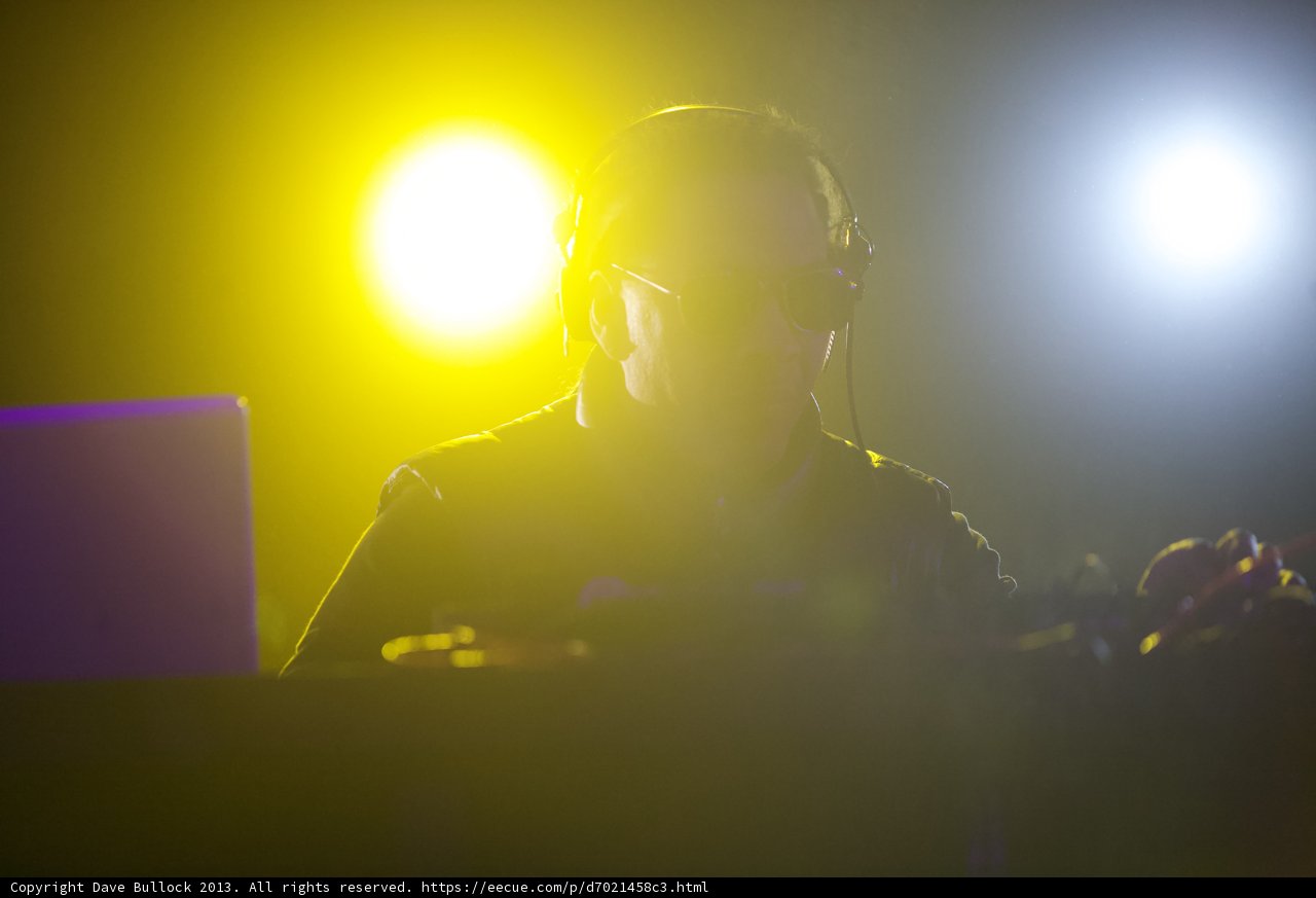 DJ Takes the Stage in Flare of Lights