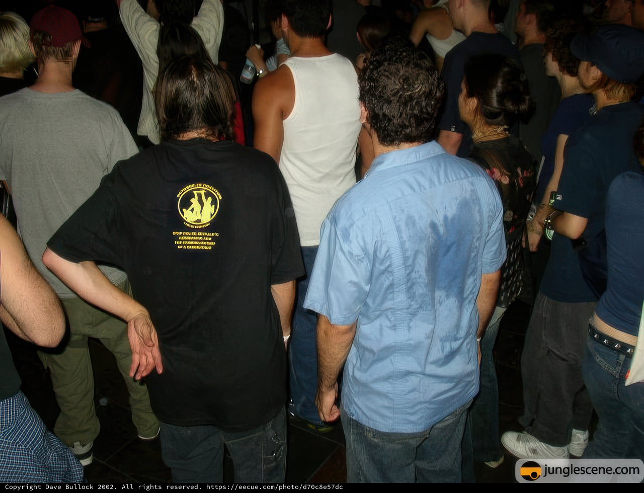 Nightclub Crowd on July 4th, 2002