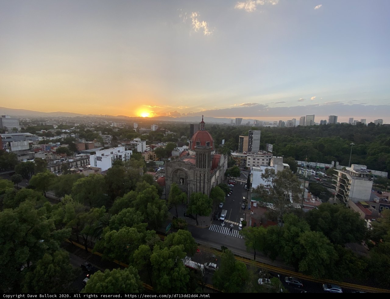Sunset Serenade over Mexico City
