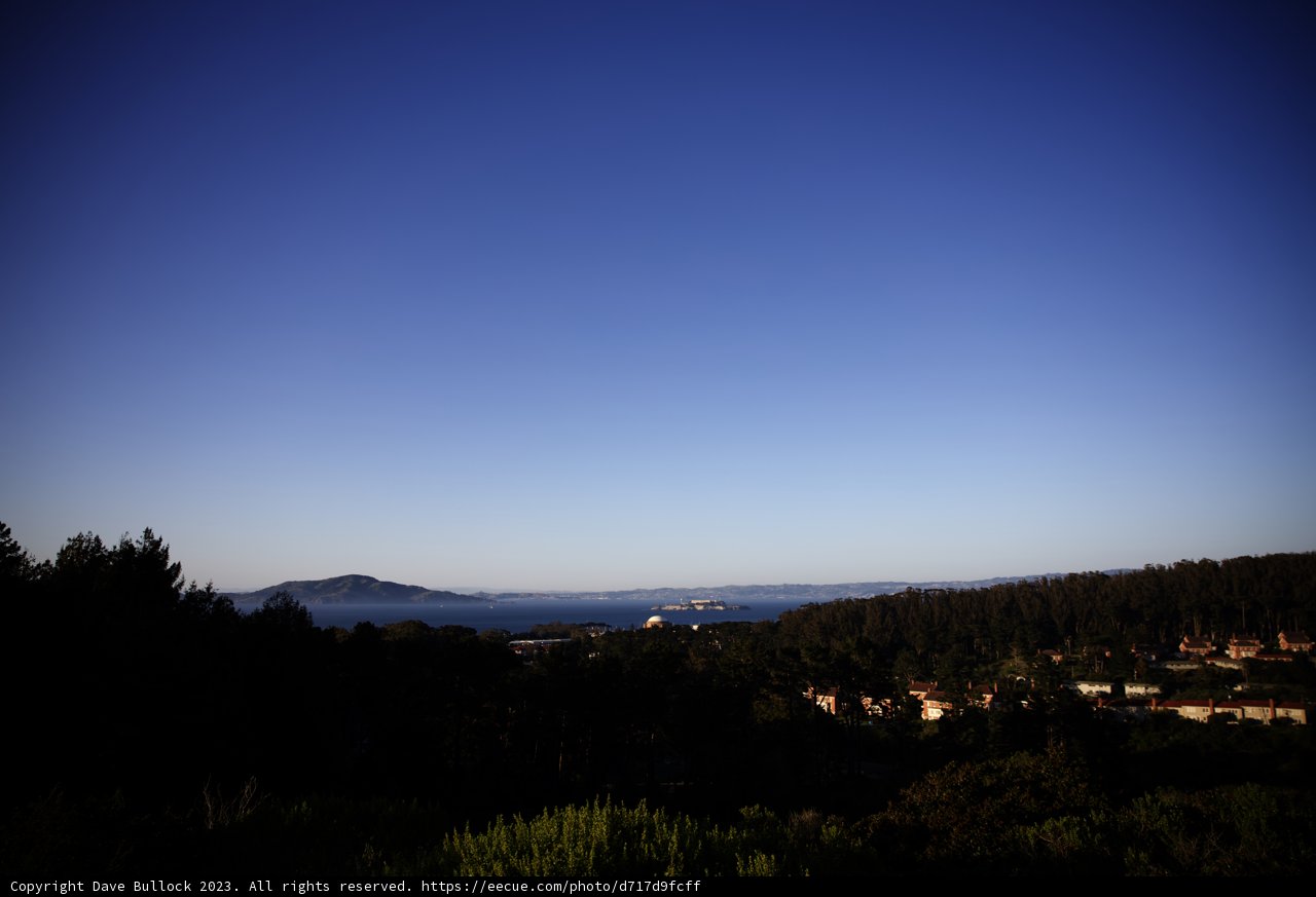 Serene Ocean and Mountain Vista