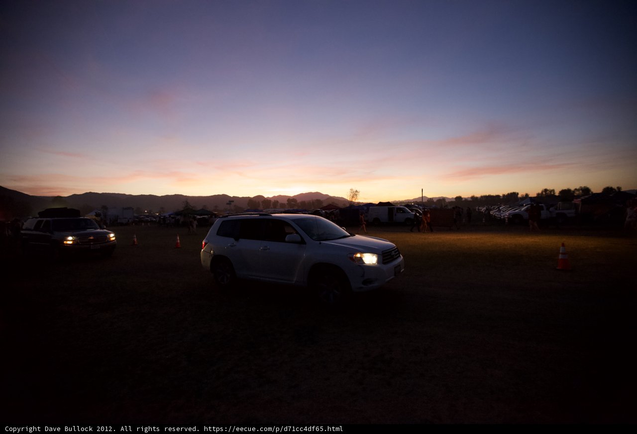 Parked in Sunset