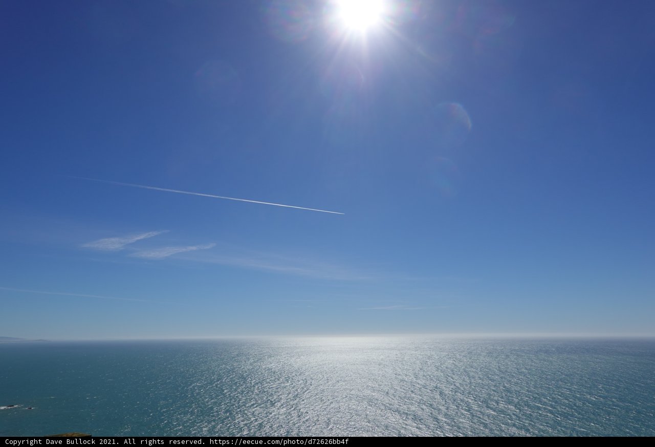 Soaring Over the Azure Horizon