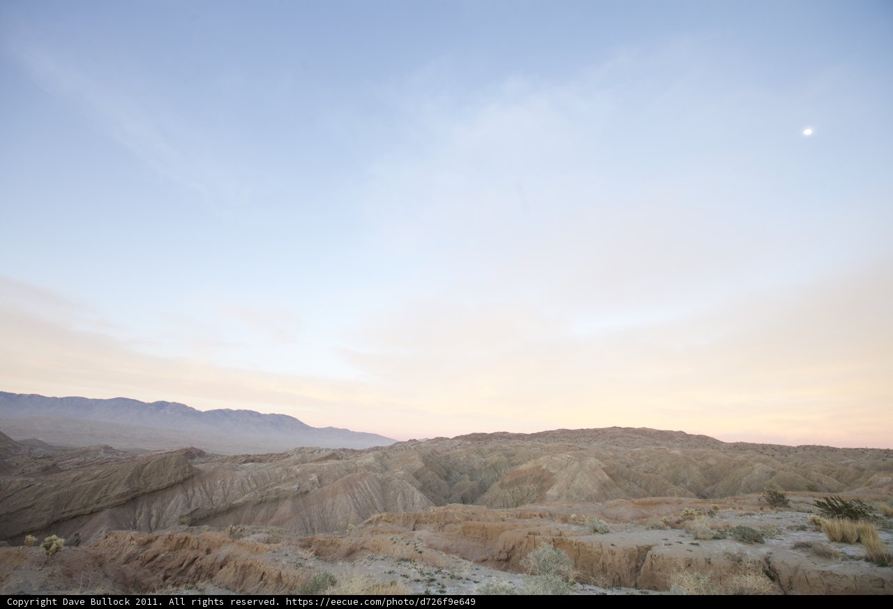 Sunset Over Anza-Borrego Desert