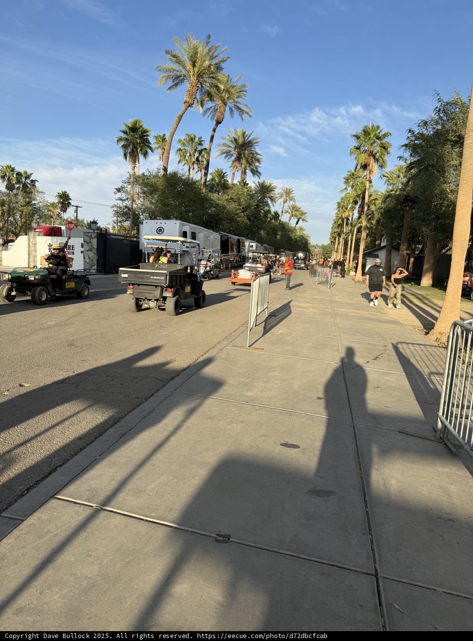 Bustling Path at Empire Polo Club