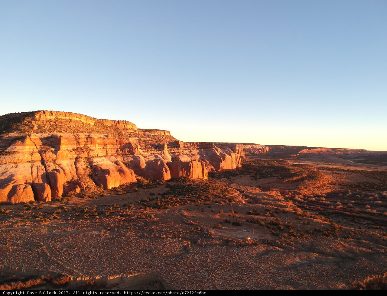 Sunset over the Red Rocks