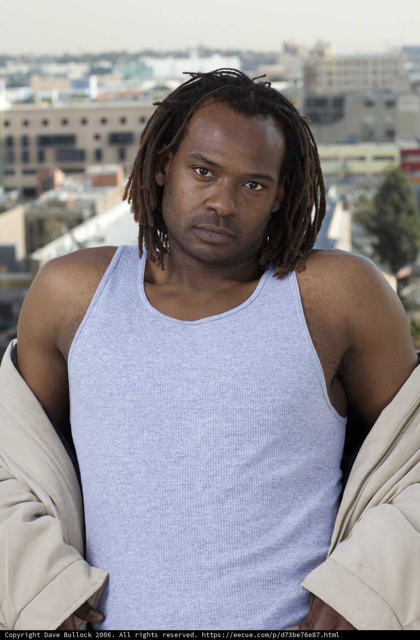 James M: Portrait of a Happy Man with Dreadlocks
