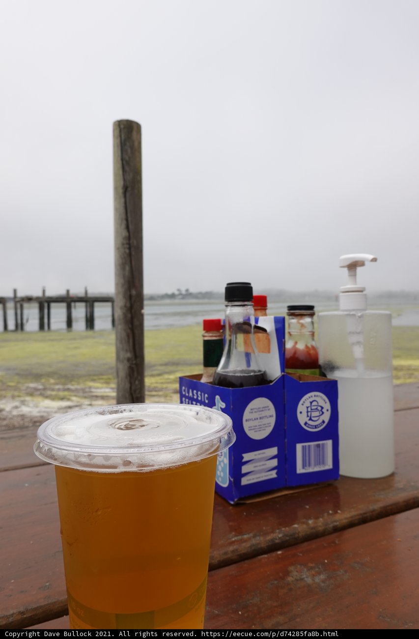 Refreshing Drink by the Water