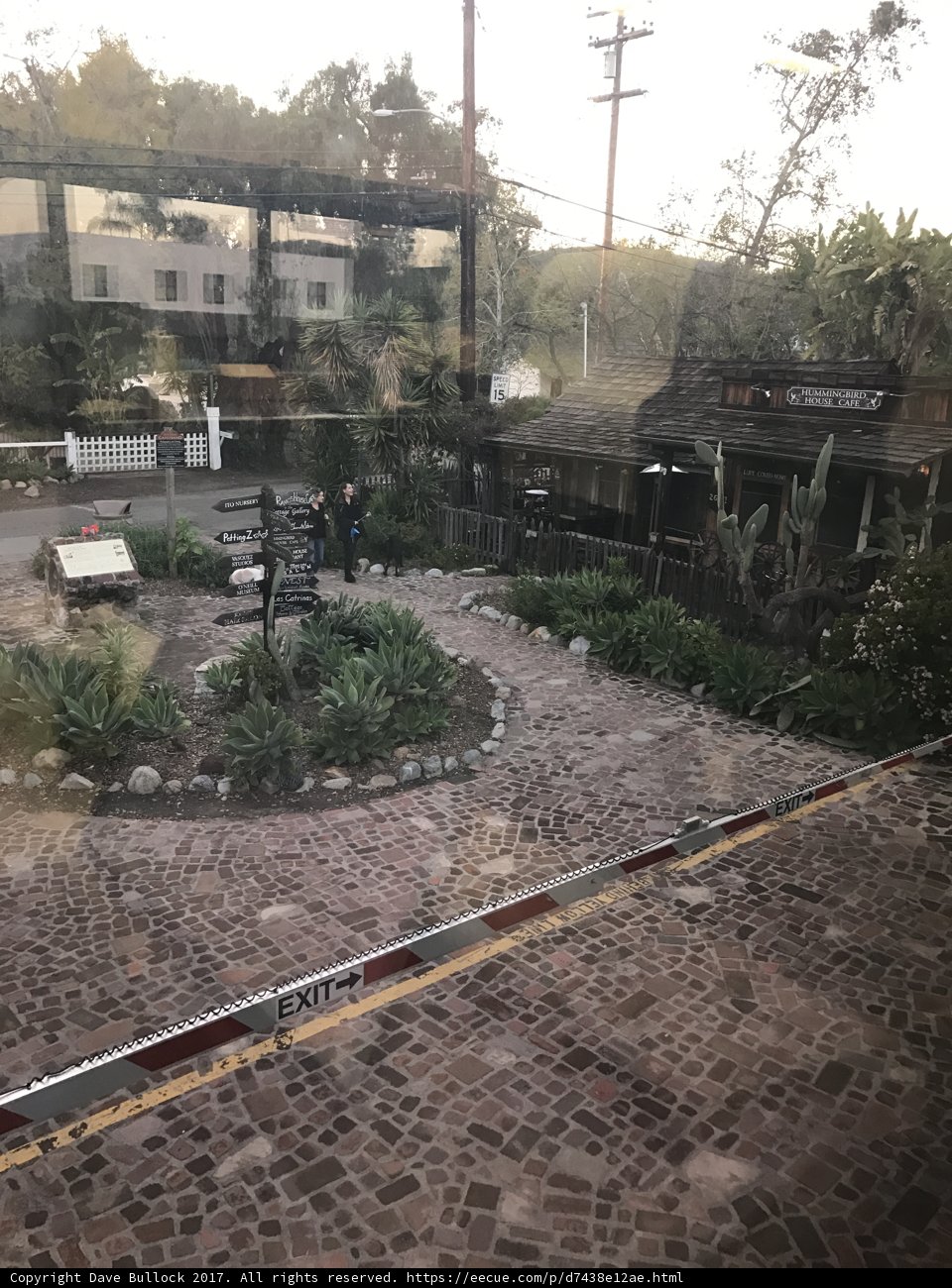 Brick Pathway Leading to a Serene Courtyard