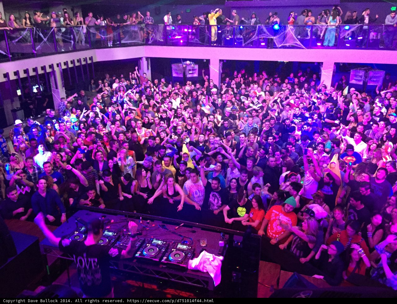 Urban Nightlife at a Los Angeles Nightclub