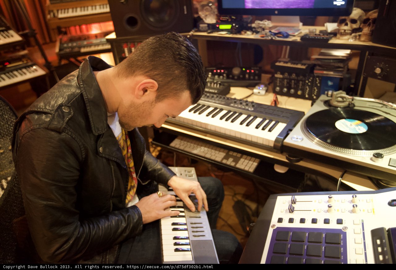 Electronic Keyboard Man