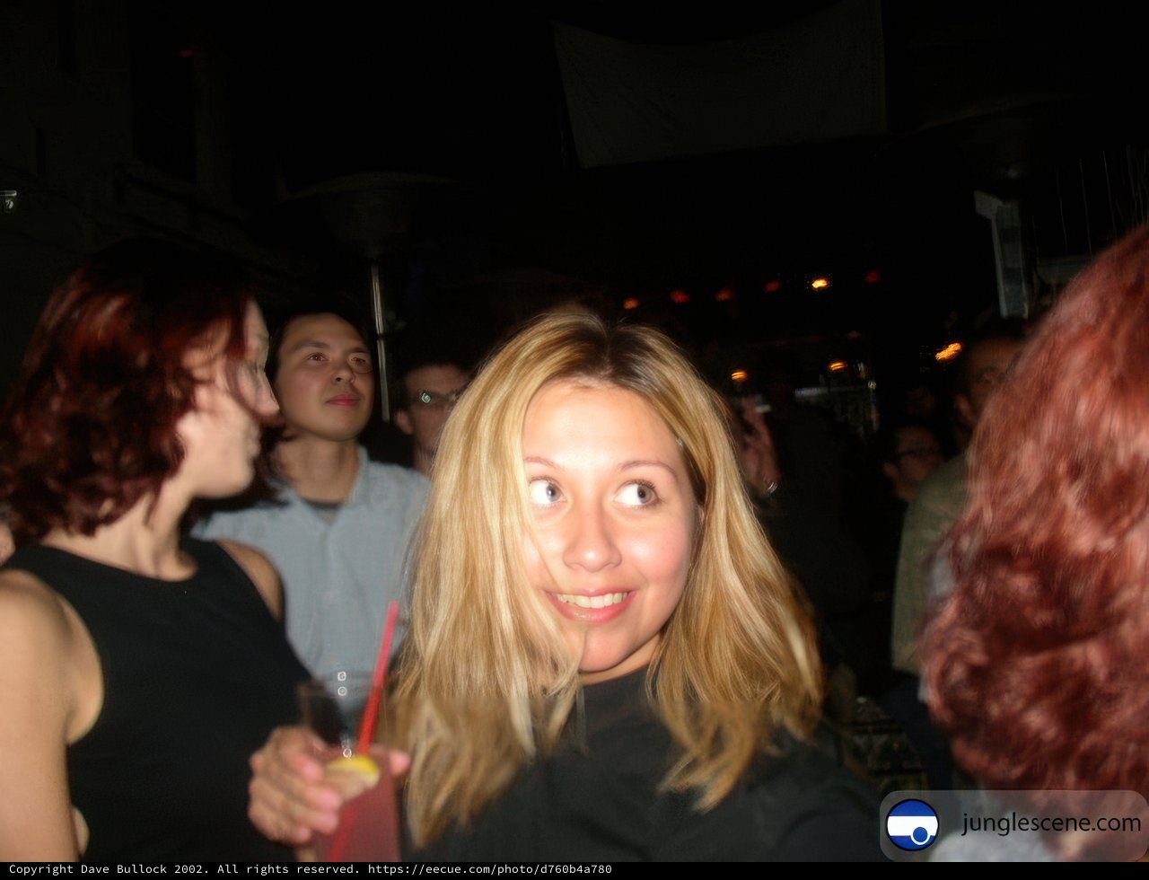 Red-Haired Beauty in the Nightclub